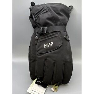 Head Men's Medium Insulated Ski Gloves Black New With Flaws